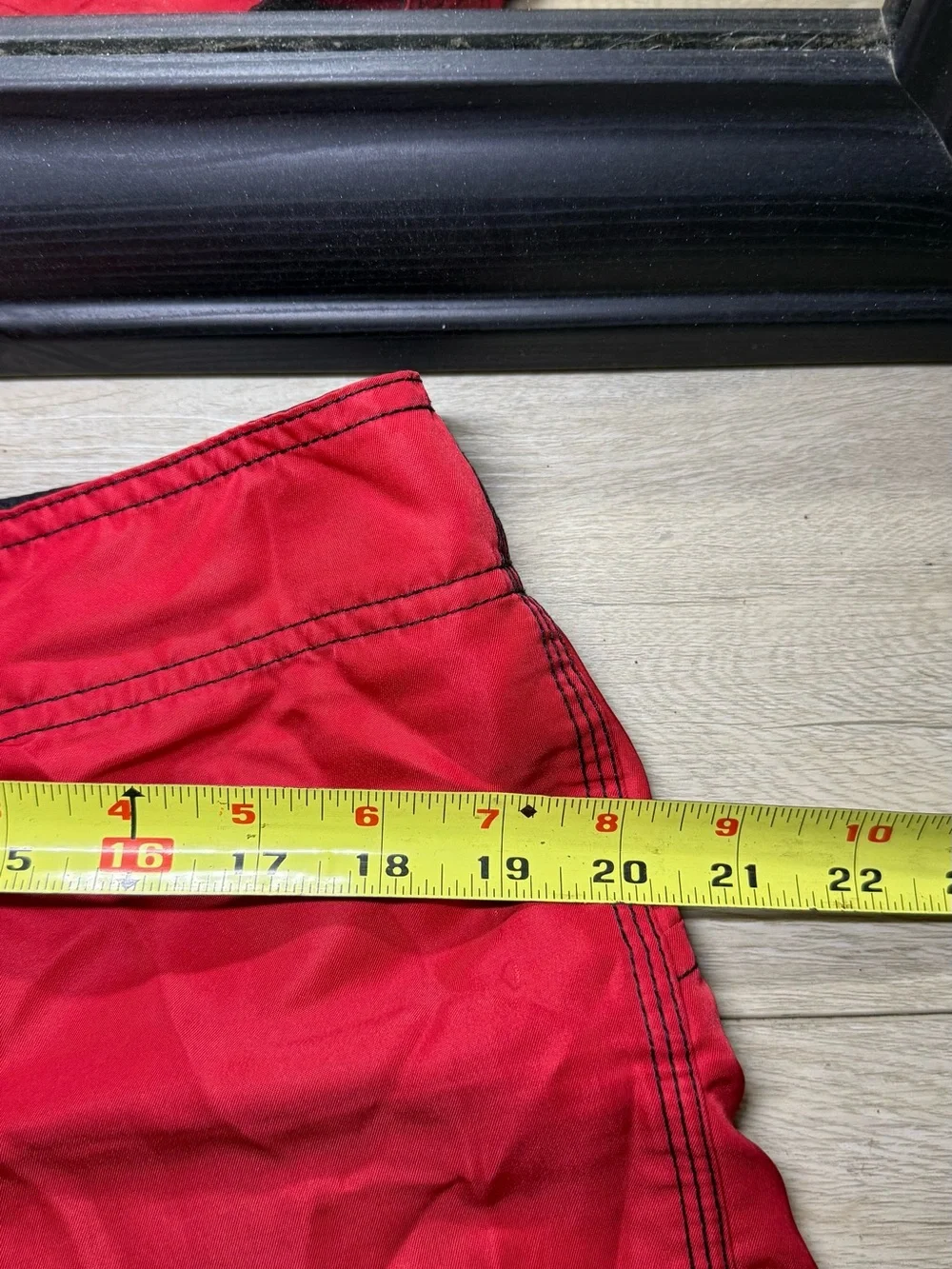 Vintage 1990s Embroidered Quicksilver SpellOut Board Swim Shorts